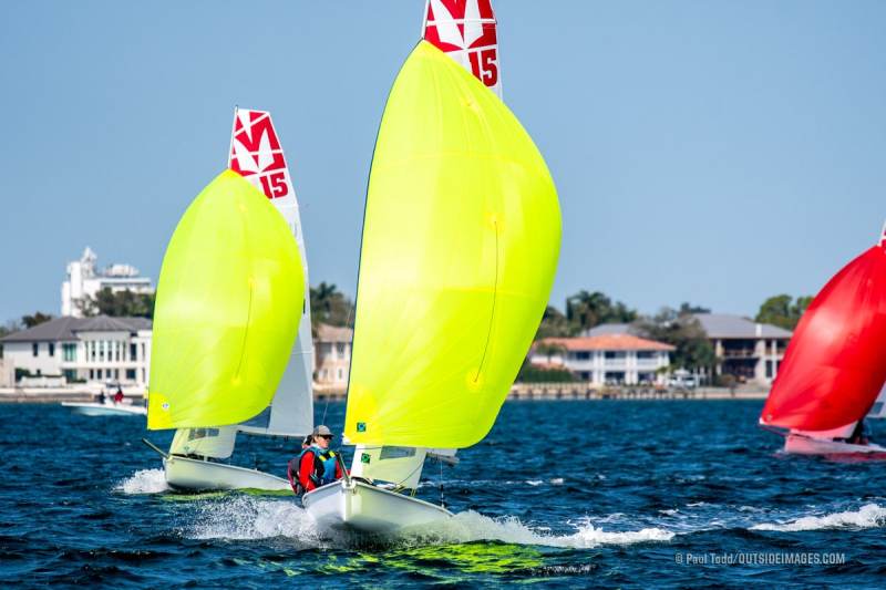 220219__NAUTICAL_IMAGES_987_TODD Images of The Helly Hansen Sailing World Regatta Series -
Saint Petersburg, Florida - February 2022.
Race day 2 included the North Sails Rally Race starting off the pier and a cooler breeze from the north for the sailors to start racing.
THE FIRST EVENT OF THE 2022 The Helly Hansen Sailing World Regatta Series, hosted by St Petersburg Yacht Club, presented by Sailing World Magazine.
©Paul Todd/OUTSIDEIMAGES.COM
OUTSIDE IMAGES PHOTO AGENCY