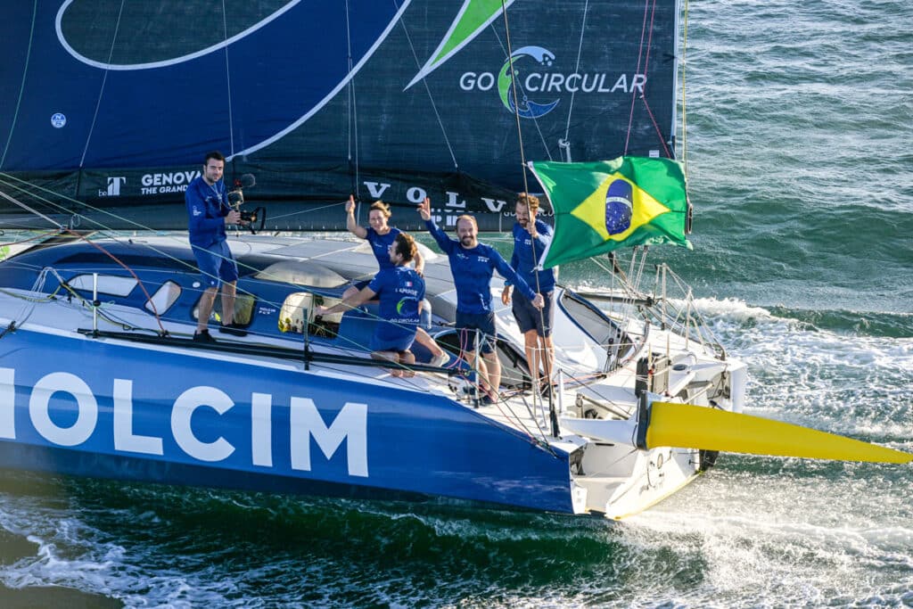 Holcim-PRB at the end of The Ocean Race
