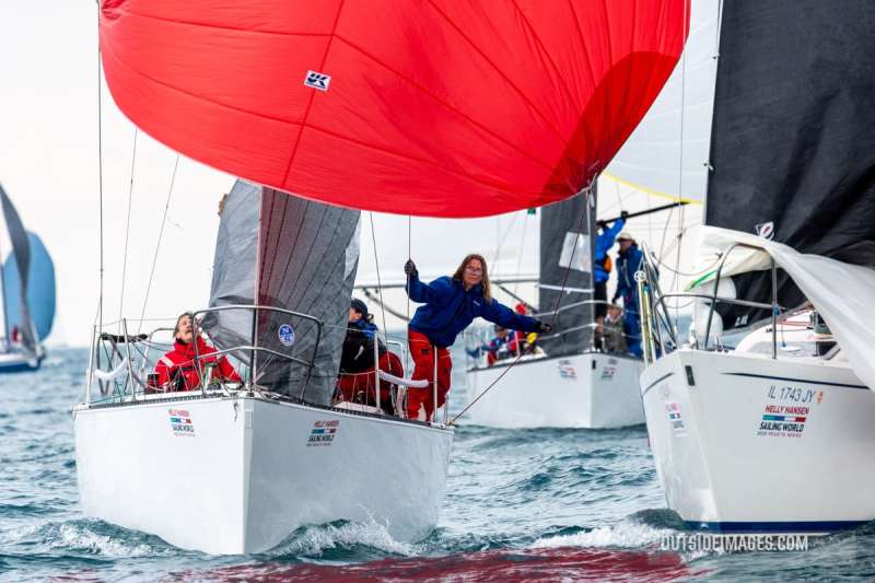 Helly Hansen Sailing World Regatta Series – Chicago - Illinois 2022. Hosted by the Chicago Yacht Club.
Friday the first day of the regatta showed a mixed bag of weather conditions out on the blue circle with the J70 and T-10 fleets.
©Paul Todd/OUTSIDEIMAGES.COM
OUTSIDE IMAGES PHOTO AGENCY