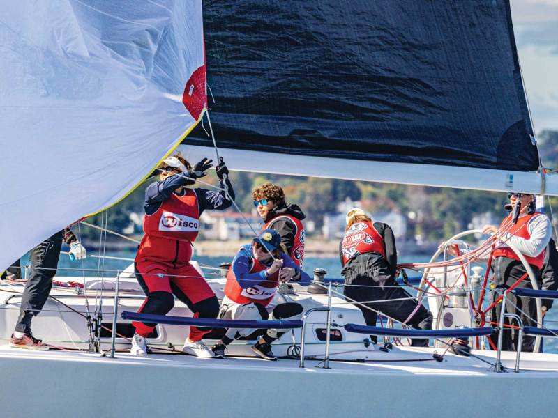 2022 STORM TRYSAIL CLUB INTERCOLLEGIATE REGATTA J/109s in the 2022 Intercollegiate Regatta