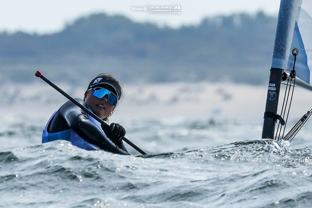 US Sailing Team ILCA 6 sailor Charlotte Rose