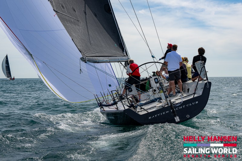 Farr 40 at the 2024 Helly Hansen Sailing World Regatta Series in Detroit