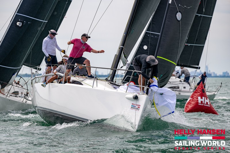 2024 Helly Hansen Sailing World Regatta Series, Detroit J/111 at the 2024 Helly Hansen Sailing World Regatta Series in Detroit.