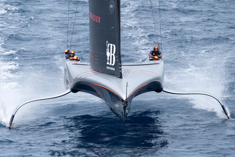 September 01, 2024. Race Day 4 of the Louis Vuitton Cup. INEOS BRITANNIA