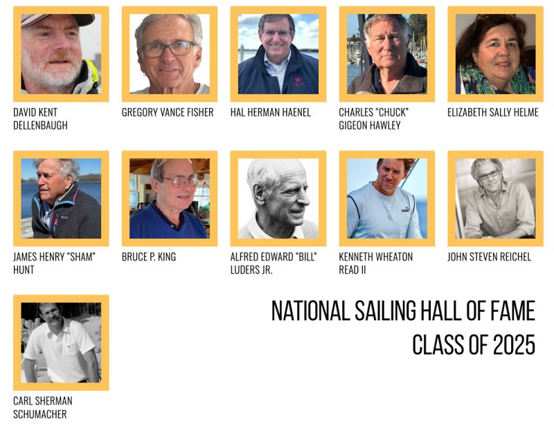 National Sailing Hall of Fame 2025 inductees