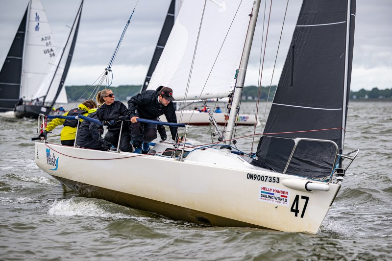 Warren Flannery's J/80 Fiesty