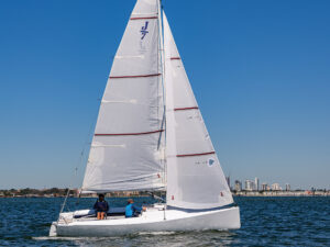 J/7 on the water