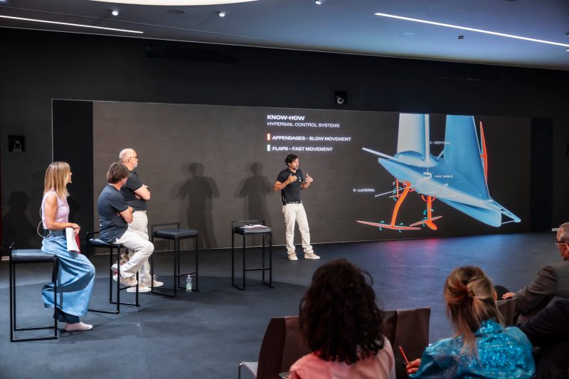Ferrari's Hypersail project press launch