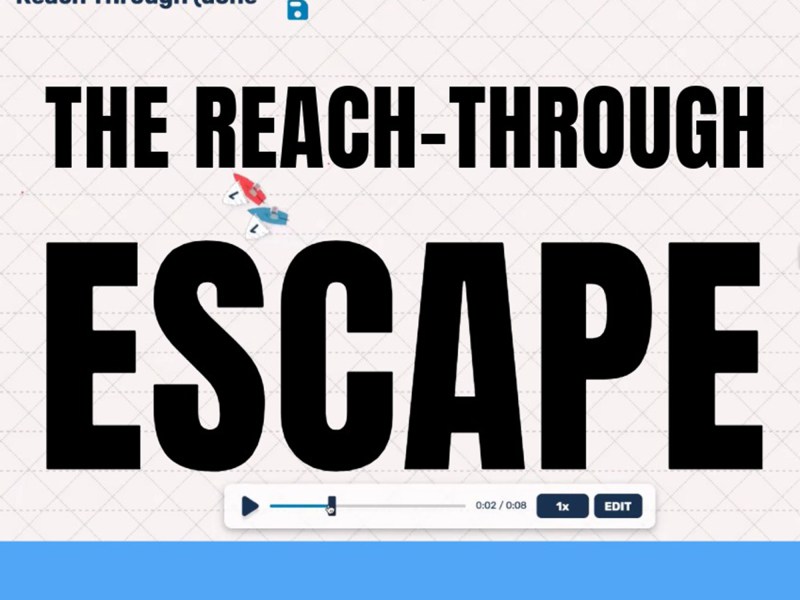 up-reach Racing video cover for The Reach-Through Escape