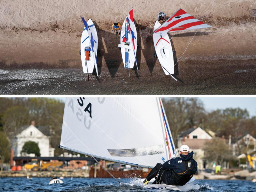 Sunfish sailboats