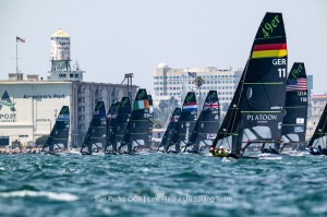 2026_SPOCR_USSailingTeam_PLINE In the 49er, Germany’s Richard Schultheis and Fabian Rieger provided the week’s most consistent top performance, leading the fleet from start to finish. They entered the medal races in first and left them there, winning the opening sprint before finishing second in the finale.