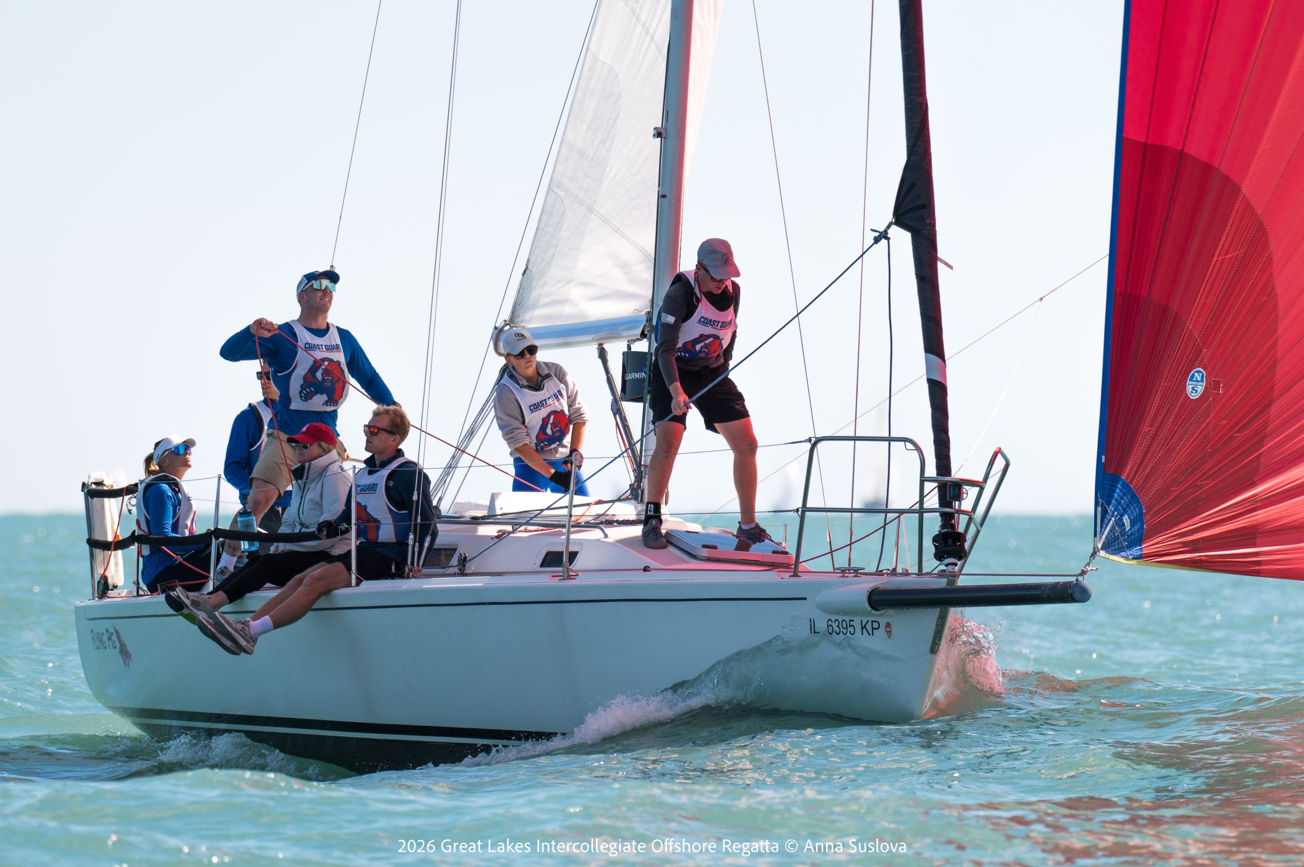 2026 Great Lakes Intercollegiate Offshore Regatta hosted by Chicago Yacht Club. Photo by Anna Suslova Photography.